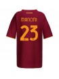 Billige AS Roma Gianluca Mancini #23 Hjemmedrakt Dame 2025-26 Kortermet
